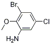 3-Bromo-5-chloro-2-methoxyaniline Structure,569688-63-7Structure