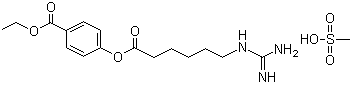 甲磺酸加貝酯結(jié)構(gòu)式_56974-61-9結(jié)構(gòu)式