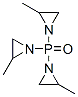 三(2-甲基氮丙啶)氧化膦結(jié)構(gòu)式_57-39-6結(jié)構(gòu)式