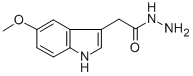 (5-Methoxy-1h-indol-3-yl)-acetic acid hydrazide Structure,57000-48-3Structure