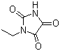 1-乙基咪唑烷-2,4,5-三酮結(jié)構(gòu)式_57012-86-9結(jié)構(gòu)式