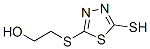 2-(5-Mercapto-1,3,4-thiadiazol-2-ylthio)-ethanol Structure,57037-59-9Structure