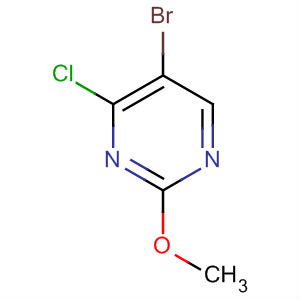 5-Bromo-4-chloro-2-methoxypyrimidine Structure,57054-93-0Structure