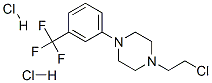 1-(2-Chloroethyl)-4-[3-(trifluoromethyl)phenyl ]piperazine dihydrochloride Structure,57061-71-9Structure