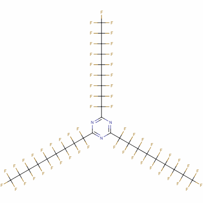 2,4,6-三(全氟壬基)-s-三嗪結(jié)構(gòu)式_57101-59-4結(jié)構(gòu)式