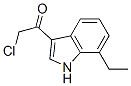 Ethanone,2-chloro-1-(7-ethyl-1h-indol-3-yl)-(9ci) Structure,571153-20-3Structure