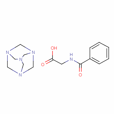 Methenamine hippurate Structure,5714-73-8Structure