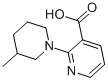 2-(3-Methyl-1-piperidinyl)nicotinic acid Structure,571912-85-1Structure