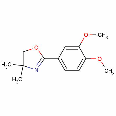 2-(3,4-Dimethoxyphenyl)-4,4-dimethyl-4,5-dihydro-1,3-oxazole Structure,57193-17-6Structure