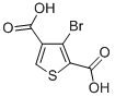 3-Bromothiophen-2,4-dicarboxylic acid Structure,57233-98-4Structure