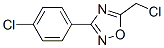 5-Chloromethyl-3-(4-chlorophenyl)-1,2,4-oxadiazole Structure,57238-75-2Structure