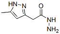 2-(5-Methyl-1h-pyrazol-3-yl)acetohydrazide Structure,57245-91-7Structure