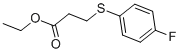 Ethyl 3-[(4-fluorophenyl)thio]propanoate Structure,57247-34-4Structure