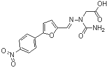 Dantrolene related compound b (50 mg) (5-(4-nitrophenyl)-2-furaldehyde-(2-carboxymethyl) semicarbazone) Structure,57268-33-4Structure