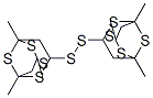 1,1’-Dithiobis(3,5,7-trimethyl-2,4,6,8-tetrathiaadamantane) Structure,57274-54-1Structure