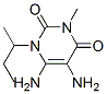 (9ci)-5,6-二氨基-3-甲基-1-(1-甲基丙基)-2,4(1H,3h)-嘧啶二酮結(jié)構(gòu)式_572922-77-1結(jié)構(gòu)式