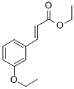 反-3-乙氧基肉桂酸乙酯結(jié)構(gòu)式_57293-23-9結(jié)構(gòu)式