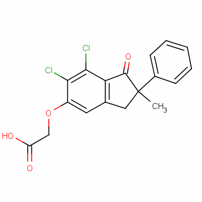 Indacrinone Structure,57296-63-6Structure