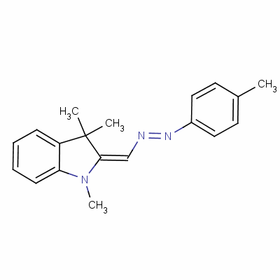 1,3,3-Trimethyl-2-[[(p-tolyl)azo]methylene]indoline Structure,57303-71-6Structure