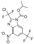 2-(Chlorodifluoromethyl)-4-nitro-6-(trifluoromethyl)-1h-benzimidazole-1-carboxylic acid isopropyl ester Structure,57322-63-1Structure