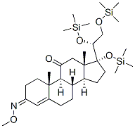 (20R)-17,20,21-tris(trimethylsiloxy)-3-(methoxyimino)-pregn-4-en-11-one Structure,57325-72-1Structure