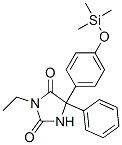 3-Ethyl-5-phenyl-5-[4-(trimethylsiloxy)phenyl ]-2,4-imidazolidinedione Structure,57326-27-9Structure