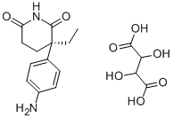 R-(+)-aminoglutethimide tartrate salt Structure,57344-88-4Structure