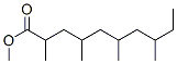 2,4,6,8-四甲基癸酸甲酯結(jié)構(gòu)式_57345-34-3結(jié)構(gòu)式