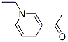 Ethanone,1-(1-ethyl-1,4-dihydro-3-pyridinyl)-(9ci) Structure,57355-63-2Structure