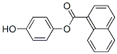 1-Naphthalenecarboxylic acid, 4-hydroxyphenyl ester Structure,573674-19-8Structure