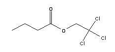 2,2,2-Trichloroethyl butyrate Structure,57392-44-6Structure