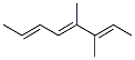 (2E,4E,6E)-3,4-二甲基-2,4,6-辛三烯結(jié)構(gòu)式_57396-75-5結(jié)構(gòu)式