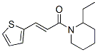 Piperidine,2-ethyl-1-[1-oxo-3-(2-thienyl)-2-propenyl ]-(9ci) Structure,573992-93-5Structure