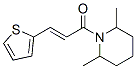 Piperidine,2,6-dimethyl-1-[1-oxo-3-(2-thienyl)-2-propenyl ]-(9ci) Structure,573993-62-1Structure