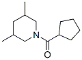 Piperidine,1-(cyclopentylcarbonyl)-3,5-dimethyl-(9ci) Structure,574008-98-3Structure