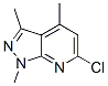 6-Chloro-1,3,4-trimethyl-1h-pyrazolo(3,4-b)pyridine Structure,57411-64-0Structure