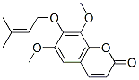 6,8-Dimethoxy-7-(3-methyl-2-butenyloxy)coumarin Structure,57419-60-0Structure