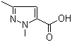 1,3-Dimethylpyrazole-5-carboxylic acid Structure,5744-56-9Structure