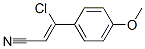 3-Chloro-3-(4-methoxyphenyl)acrylonitrile Structure,57466-68-9Structure