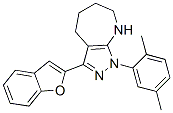 (9ci)-3-(2-苯并呋喃)-1-(2,5-二甲基苯基)-1,4,5,6,7,8-六氫-吡唑并[3,4-b]氮雜卓結(jié)構(gòu)式_574702-55-9結(jié)構(gòu)式