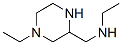 2-Piperazinemethanamine,n,4-diethyl-(9ci) Structure,57493-36-4Structure