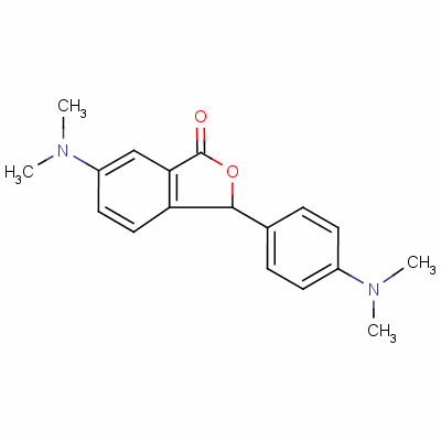 6-(Dimethylamino)-3-[4-(dimethylamino)phenyl ]phthalide Structure,57515-95-4Structure