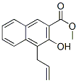 4-Allyl-3-hydroxy-2-naphthalenecarboxylic acid methyl ester Structure,57518-88-4Structure