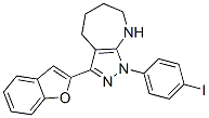 Pyrazolo[3,4-b]azepine,3-(2-benzofuranyl)-1,4,5,6,7,8-hexahydro-1-(4-iodophenyl)-(9ci) Structure,575430-40-9Structure