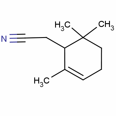 2,6,6-Trimethyl-2-cyclohexene-1-acetonitrile Structure,57576-14-4Structure