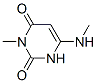 3-Methyl-6-methylaminouracil Structure,5759-63-7Structure