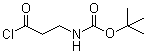 Carbamic acid,(3-chloro-3-oxopropyl)-,1,1-dimethylethyl ester (9ci) Structure,57591-79-4Structure