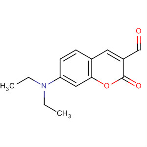 2H-1-benzopyran-3-carboxaldehyde, 7-(diethylamino)-2-oxo- Structure,57597-64-5Structure