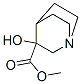 Methyl 3-hydroxyquinuclidine-3-carboxylate Structure,57598-88-6Structure