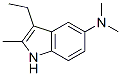 3-乙基-N,N,2-三甲基-1H-吲哚-5-胺結(jié)構(gòu)式_576-11-4結(jié)構(gòu)式